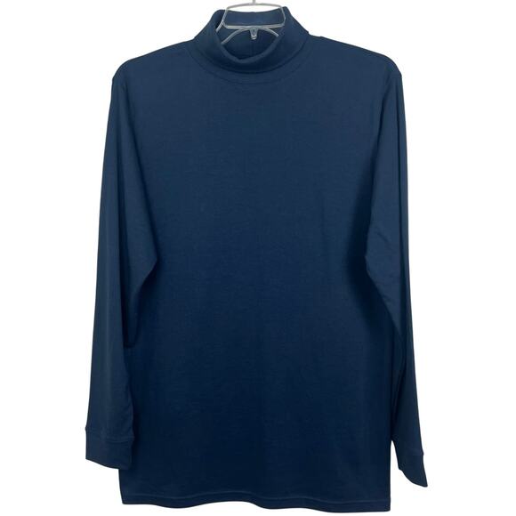 UTOPIA Wear turtleneck men’s size XXL , 2XL cotton poly blend  Navy Blue - Picture 1 of 5